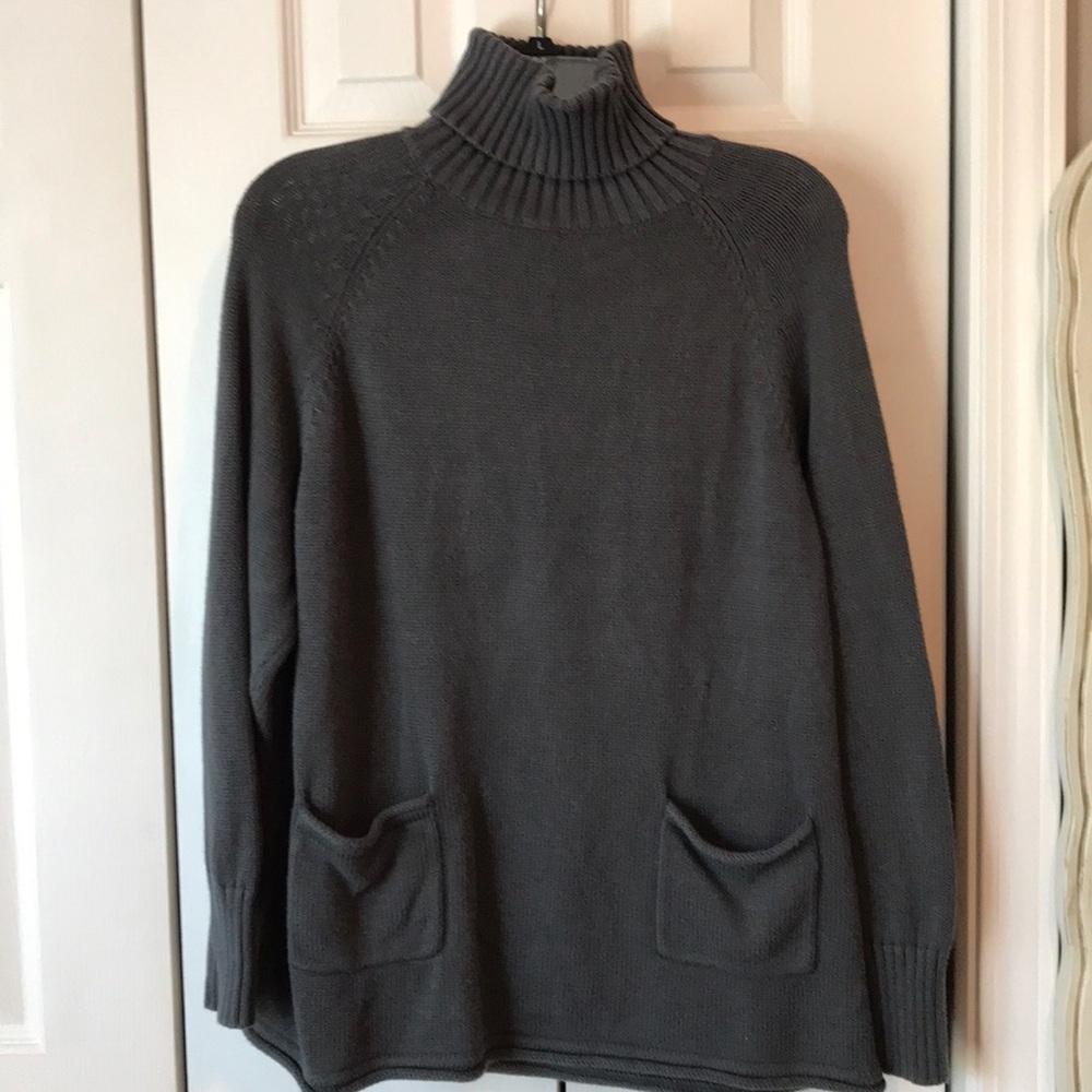 Warm turtleneck sweater